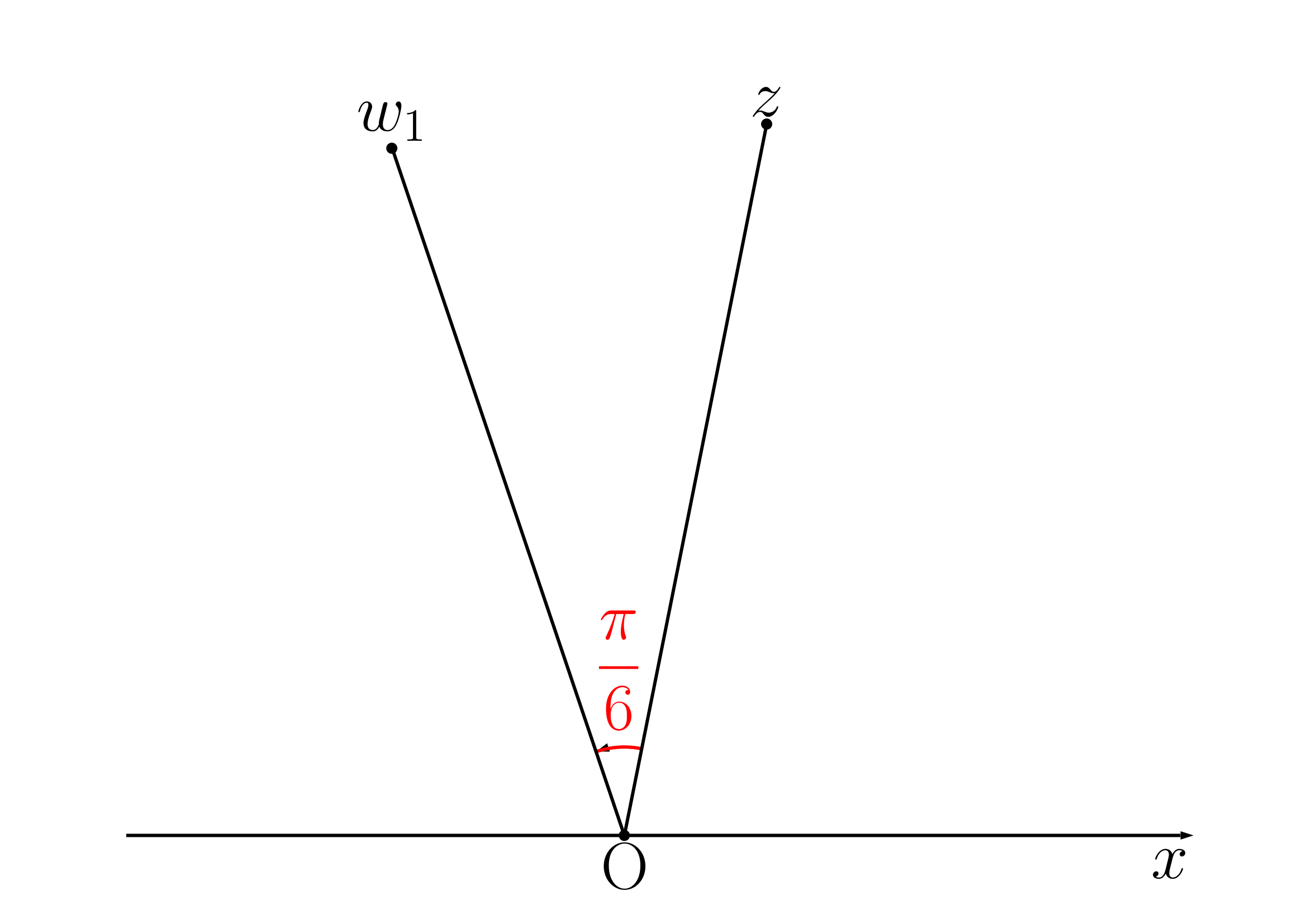 複素数の回転例題1