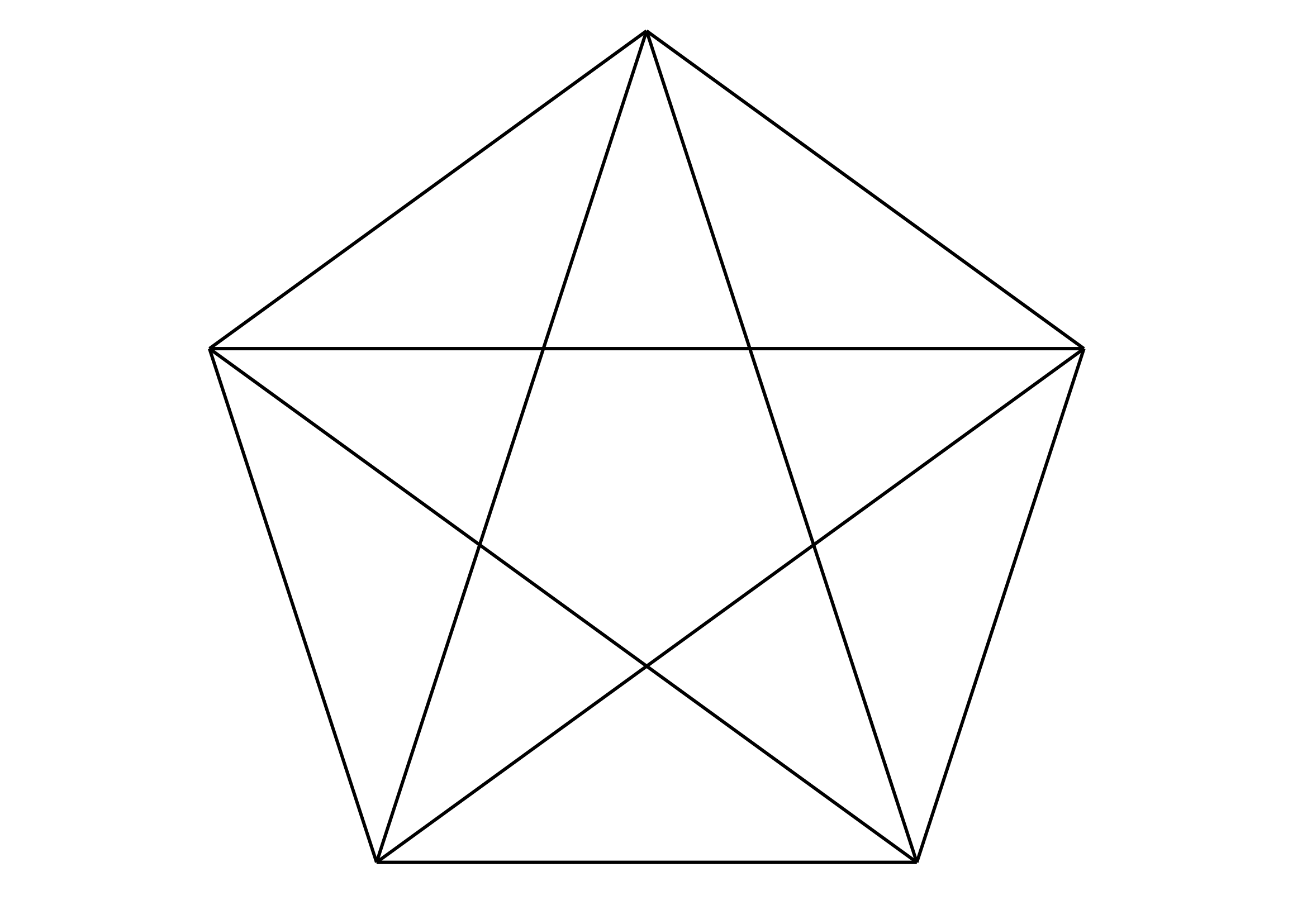 正五角形